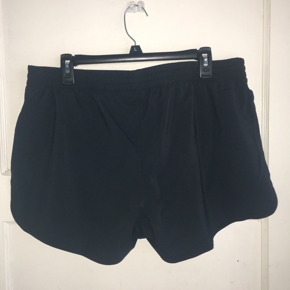 Adidas Black Woven Slit Shorts Built-in Briefs - Picture 4 of 7